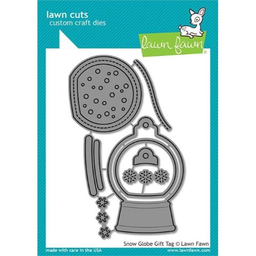 Lawn Fawn - Snow Globe Gift Tag