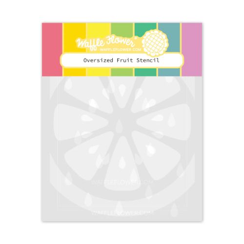 Waffle Flower - Oversized Fruit Stencil
