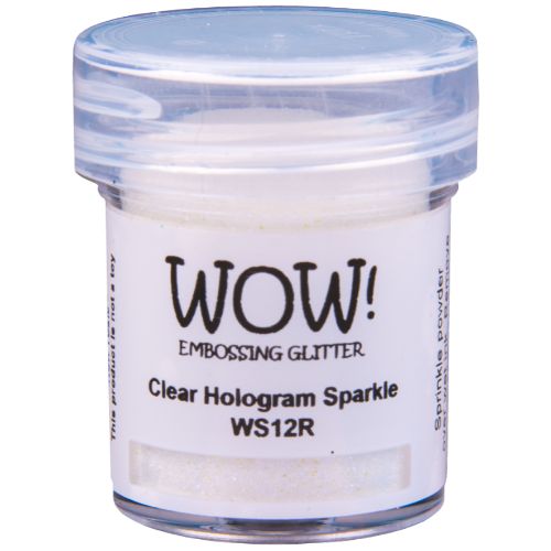 WOW! Embossing Powder 15ml Clear Hologram Sparkle