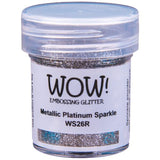 WOW! Embossing Powder 15ml Metallic Platinum Sparkle